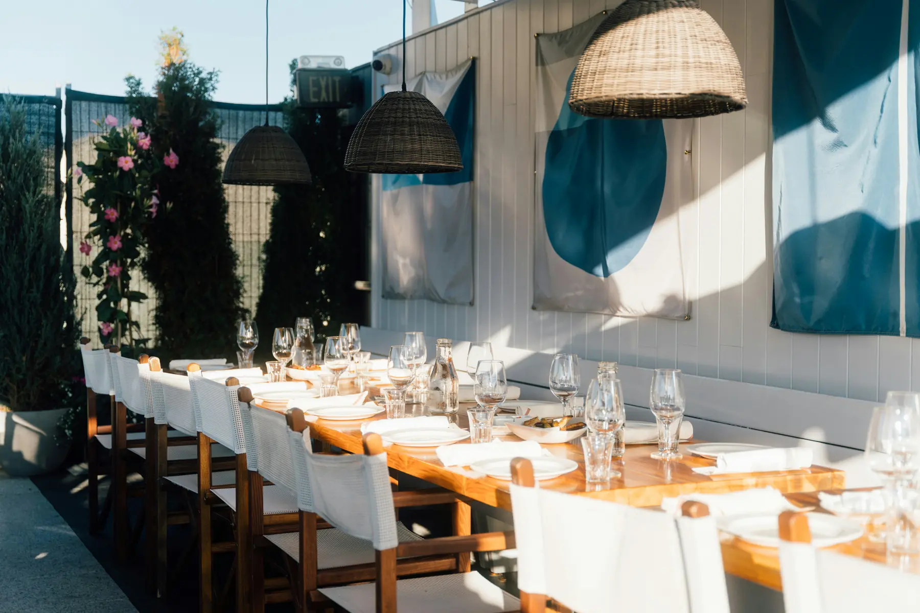 Custom outdoor event setup with venue styling and arches